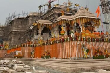 Ayodhya temple, Ram temple damaged by bomb blast